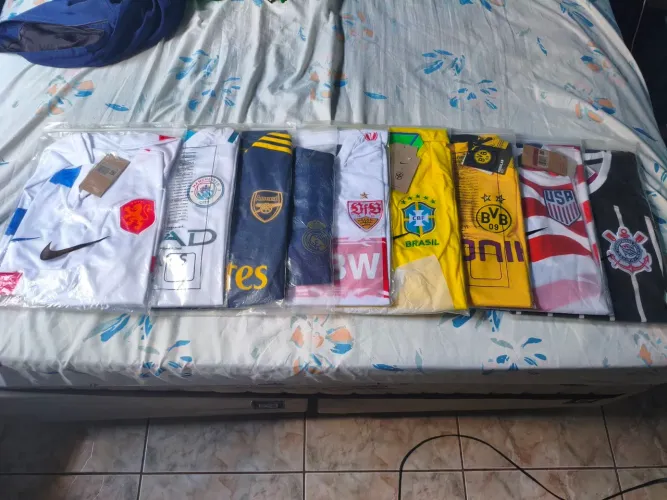 Lote de Camisas de Futebol