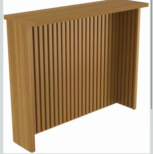 Bancada de Cozinha Ripado Amadeirada - 120 cm