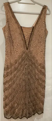 Vestido curto de Festa Aidan Mattox Original - Tam 40/42