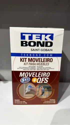 Kit tekbond 200g + Ativador QFC 200ml para moveis e impressão 3d