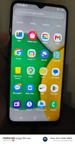 Vendo celular Samsung a03 core praticamente novo 32gb