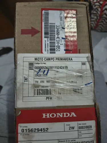 Par De Pisca Dianteiro Biz ES 125 2025 A 2026 Original Honda
