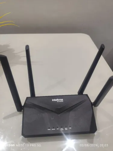 Roteador Wi-fi Dual Band W5-1200gs Preto Intelbras