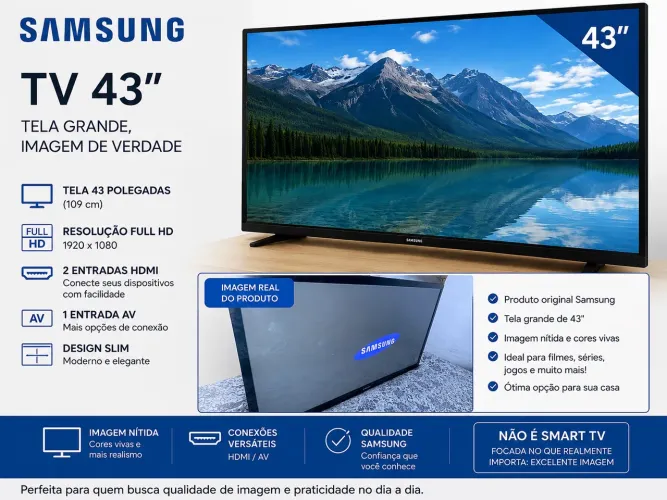 Tv 43 polegadas Samsung