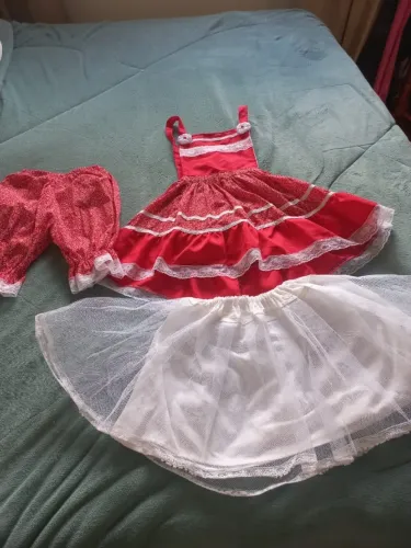 Lindo Vestido Festa Junina - 4 a 5 anos