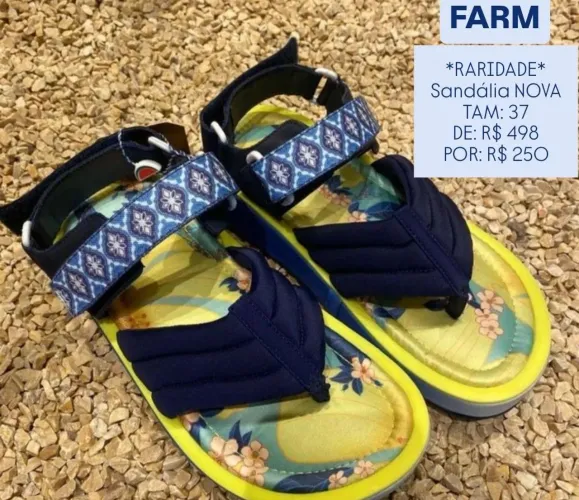SANDÁLIA FARM BEIRA MAR