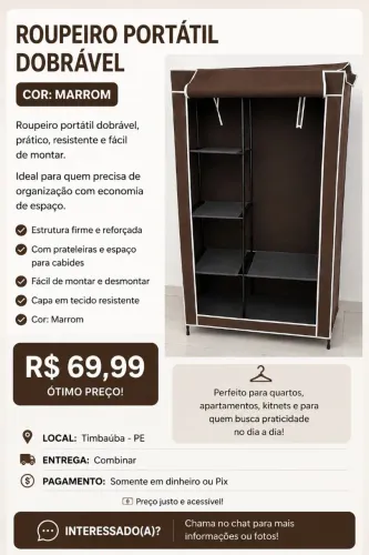 Guarda Roupa Multiuso