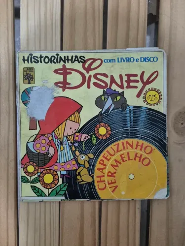 Historinhas Disney - Chapeuzinho Vermelho - livro e vinil