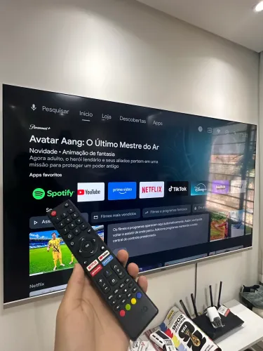 Smart TV Philco 55" 4K Android TV / Google TV + Controle Voz