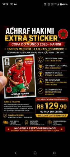 Figurinha Legend Hakimi