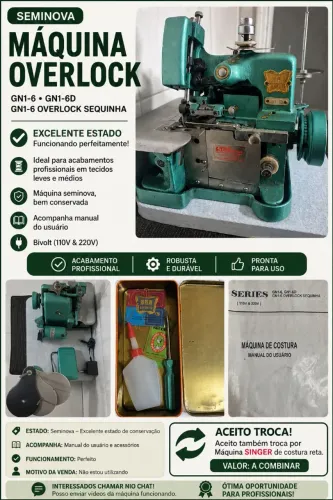 Overlock semi industrial 