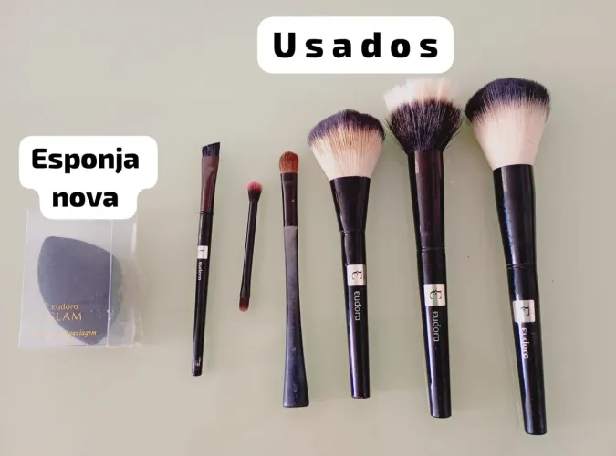 Pincéis maquiagem marca Eudora 