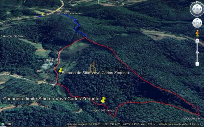 Área à venda, 261110 m² por R$ 800.000,00 - Zona Rural - Guapiara/SP