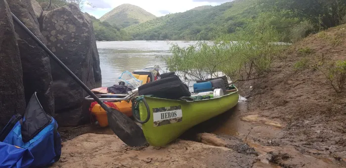 Canoa canadense de fibra