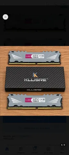 Kit memória ddr4 2Kit 16gb Memória Ram Ddr4 Kllisre 2x8gb 2666mhz Pc4-21300u 