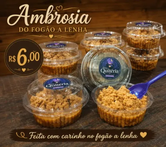 Ambrosia do fogão a lenha
