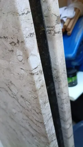 Pedra de mármore e granito com acabamento 