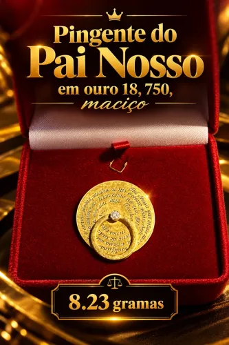 Pingente ouro 18k/750