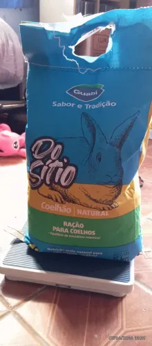 Ração para coelho guabi do sitio