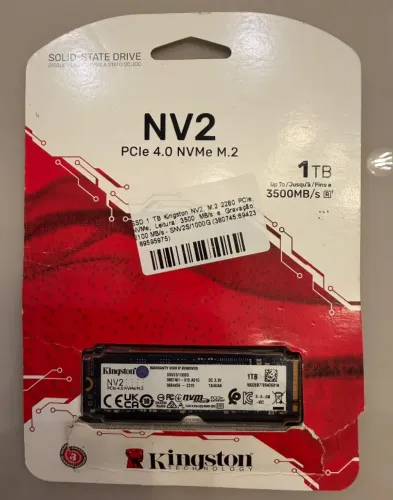 SSD Kingston NV2 1TB M.2 NVMe (leia a descrição)