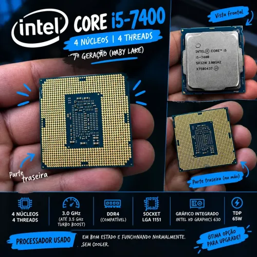 Processador Intel Core i5-7400 - 7ª geração