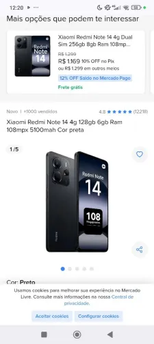 Vende se xiaomi redmi 14 note