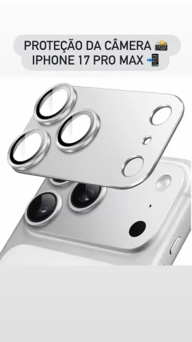 Película Da Câmera do IPhone 17 Pro Max Branco 