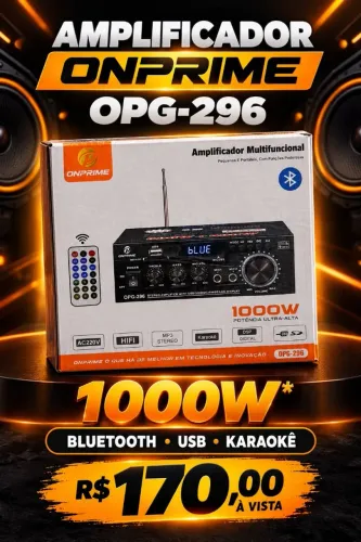 Amplificador BLUETOOTH 1000w