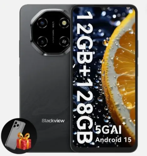Smartphone Blackview SHARK 6 5G AI 12GB+128GB 6.8" 120Hz Android 15 NFC Dual SIM