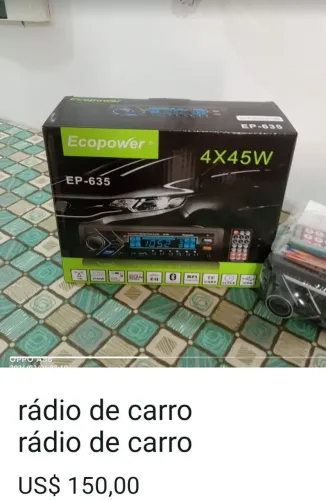 Rádio bluetooth de Ca