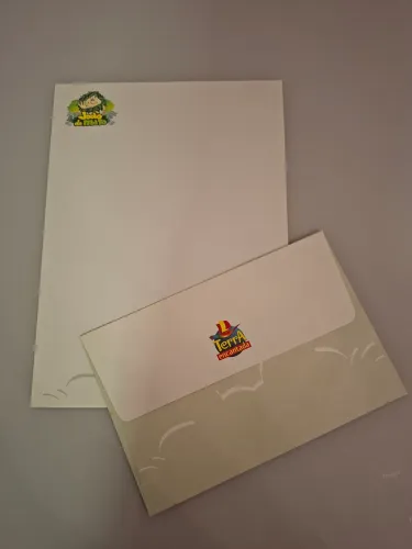 Papel de carta coleção com envelope