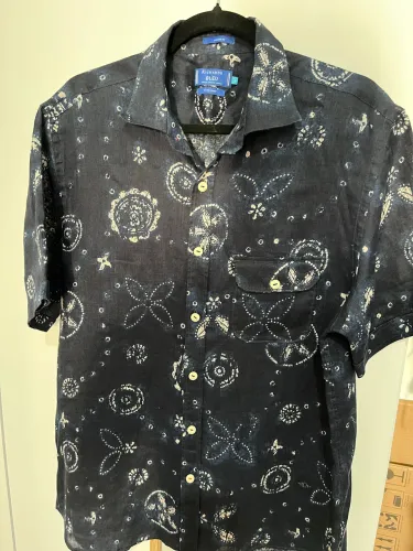 Camisa de linho richards - novíssima
