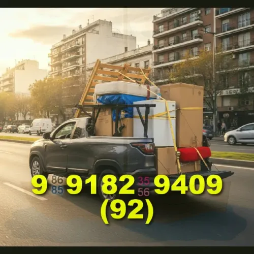 mudança/fretes e cuidados na entrega AGORA em Manaus