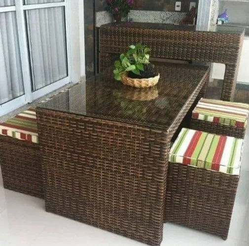 CONJUNTO DE MESA COM BALCÃO