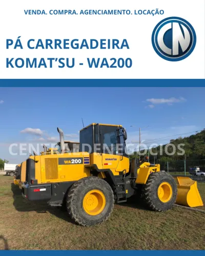 PÁ CARREGADEIRA KOMATSU - WA200 - 2023