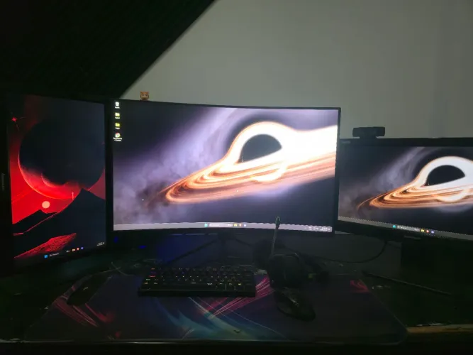 Pc gamer completo 3 telas