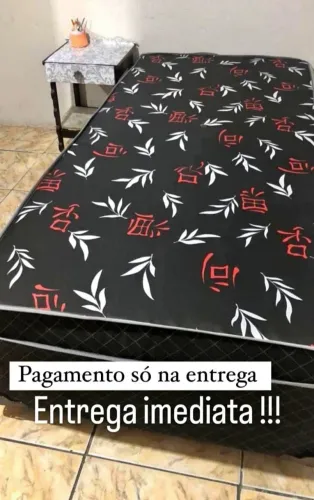 CAMA CASAL BOX CONJUGADA D33 Nova FRETE GRÁTIS