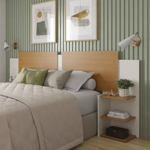 Cabeceira de Cama Extensível Casal, Queen, King Várias Cores NOVA