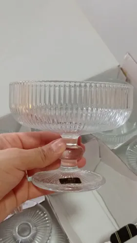 Jogo de 6 Taças para Sobremesa L'Hermitage Cameratta 310ml Vidro (Na Caixa)