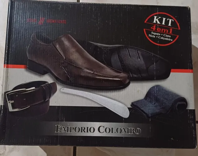 Sapato Social Kit Empório Colombo 4 em 1