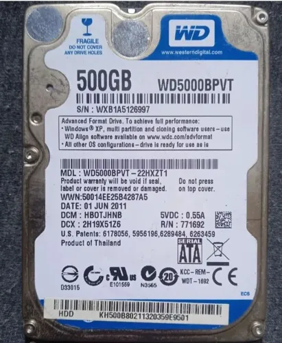 Hd WD 500GB