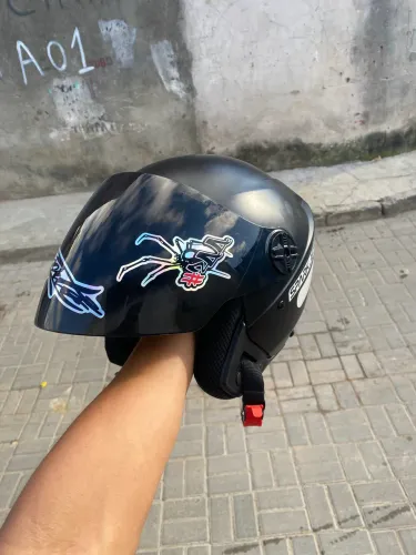 Capacete spark jet preto TAM 56