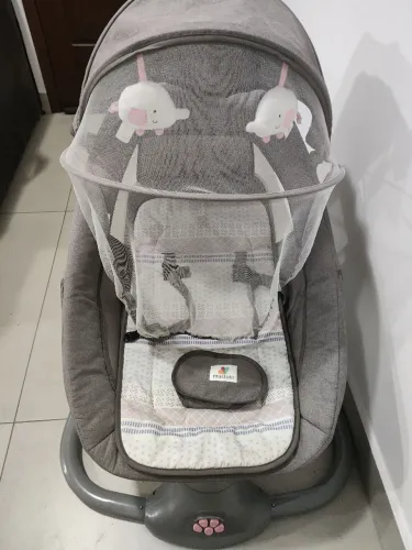 Cadeira de bebê elétrica automática de balanço