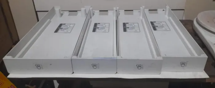 KIT BandejaS da Bolsa de Tinta Preta para Epson WF-C5210 WF-C5290 WF-C5710 WF-C5790