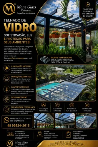 Mone Glass | Vidraçaria e Esquadrias de alumínio | Orçamentos Grátis