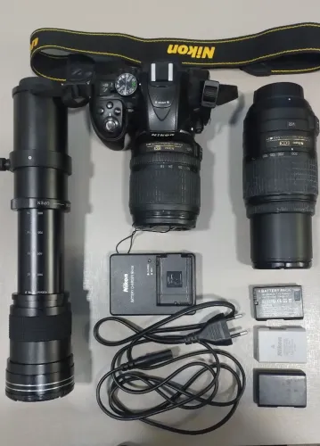 Nikon D5300 + lentes