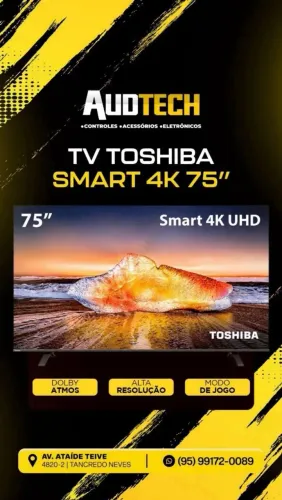 TV TOSHIBA SMART 4K 75 POLEGADAS 