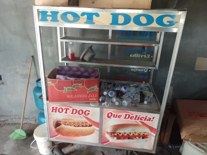 Barraca de cachorro quente hot dog