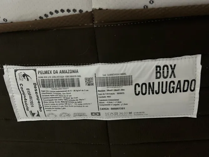 Cama Box Conjugada Casal Pelmex da Amazônia 