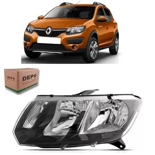 Farol sandero stepway 2015 2016 2017 2018 depo